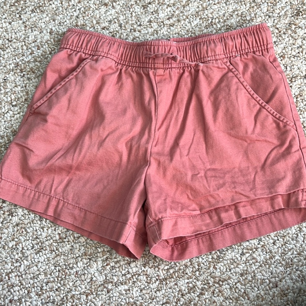 Old Navy girls size 10-12 coral shorts